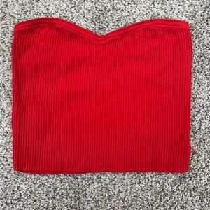 Urban Outfitters Red/Orange Crop Top